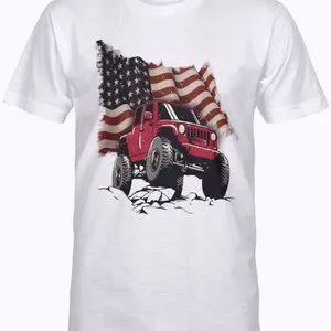 Gildan Shirts Jeep T Shirt Jeep American Flag Jeep Tee Shirts